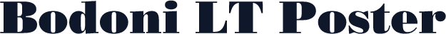 Bodoni LT Poster