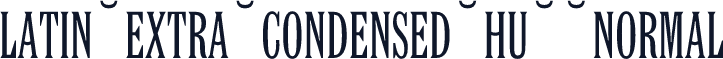 Latin Extra Condensed Hu  Normal