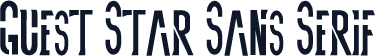 Guest Star Sans Serif