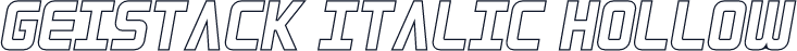 Geistack Italic Hollow