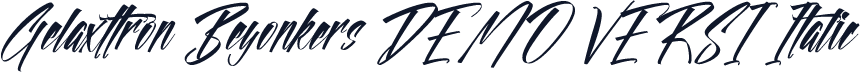 Gelaxttron Beyonkers DEMO VERSI Italic