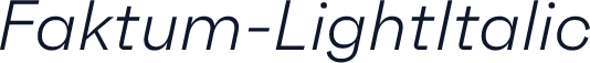 Faktum-LightItalic