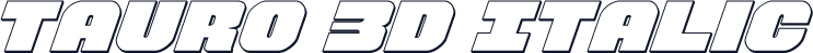 Tauro 3D Italic