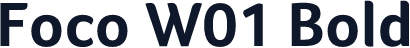 Foco W01 Bold