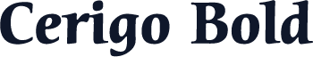 Cerigo Bold