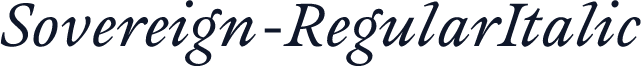 Sovereign-RegularItalic