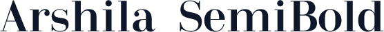 Arshila-SemiBold