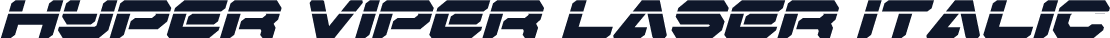 Hyper Viper Laser Italic