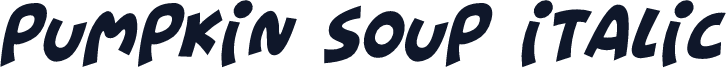 Pumpkin Soup Italic