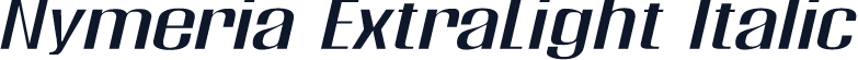 Nymeria ExtraLight Italic