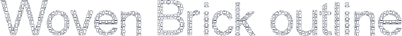 Woven Brick outline