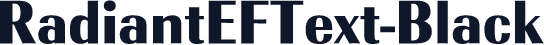 RadiantEFText-Black
