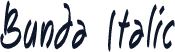 Bunda Italic