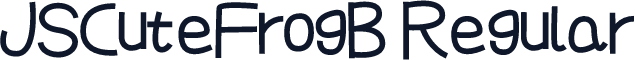 JSCuteFrogB Regular