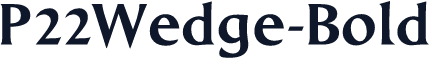 ☞P22Wedge-Bold
