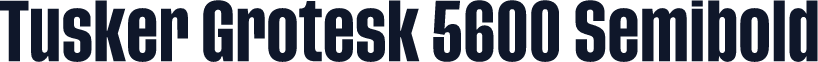 Tusker Grotesk 5600 Semibold