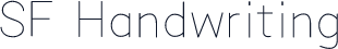 SF Handwriting