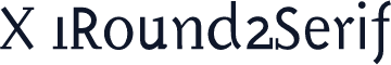 X 1Round2Serif