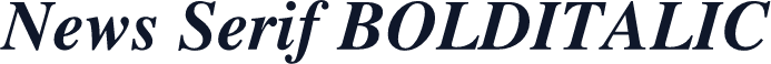 News Serif BOLDITALIC
