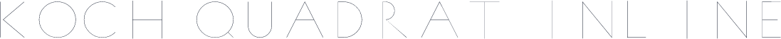 Koch Quadrat Inline