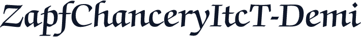 ZapfChanceryItcT-Demi