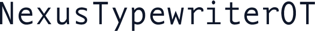 NexusTypewriterOT