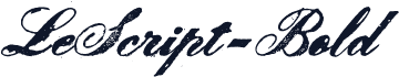 LeScript-Bold