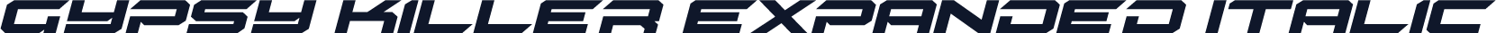 Gypsy Killer Expanded Italic