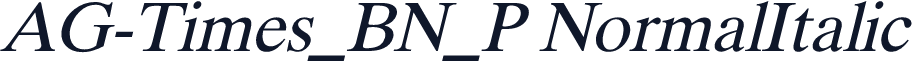 AG-Times_BN_P NormalItalic