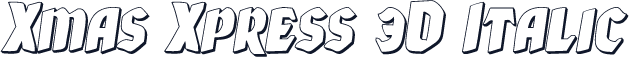 Xmas Xpress 3D Italic