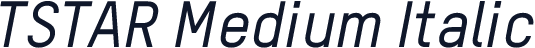 TSTAR Medium Italic