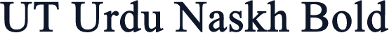 UT Urdu Naskh Bold