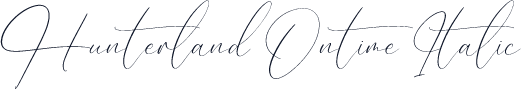 Hunterland Ontime Italic