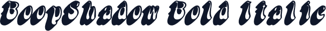 BoopShadow Bold Italic
