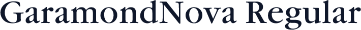 GaramondNova Regular