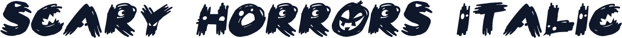 Scary HorrOrs Italic