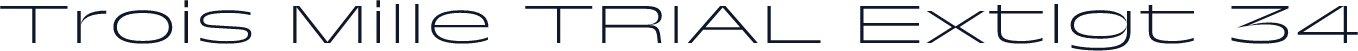 Trois Mille TRIAL Extlgt 34