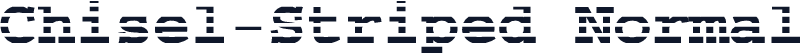Chisel-Striped Normal