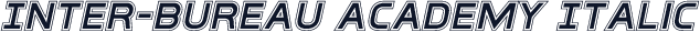 Inter-Bureau Academy Italic