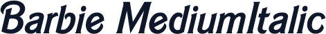 Barbie MediumItalic