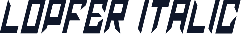 lopfer Italic