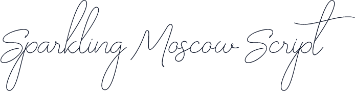 Sparkling Moscow Script
