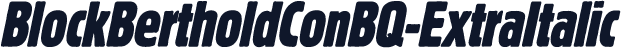 BlockBertholdConBQ-ExtraItalic