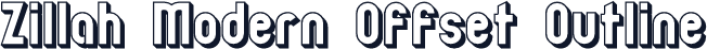 Zillah Modern Offset Outline