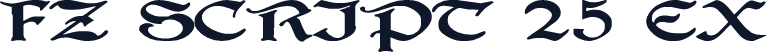 FZ SCRIPT 25 EX
