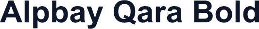 Alpbay Qara Bold