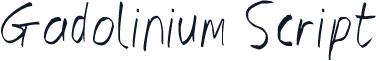 Gadolinium Script