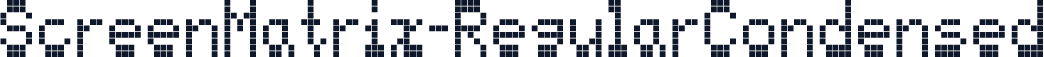 ScreenMatrix-RegularCondensed