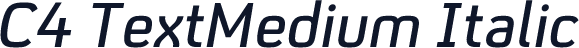 C4 TextMedium Italic