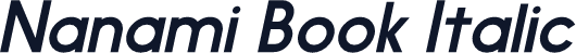 Nanami Book Italic